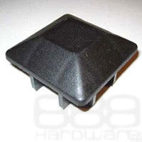 50x50mm Square Cap Black Pyramid