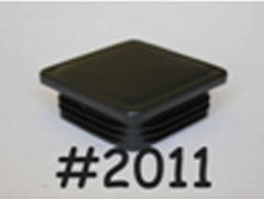 75x75mm Square Cap Black FLAT